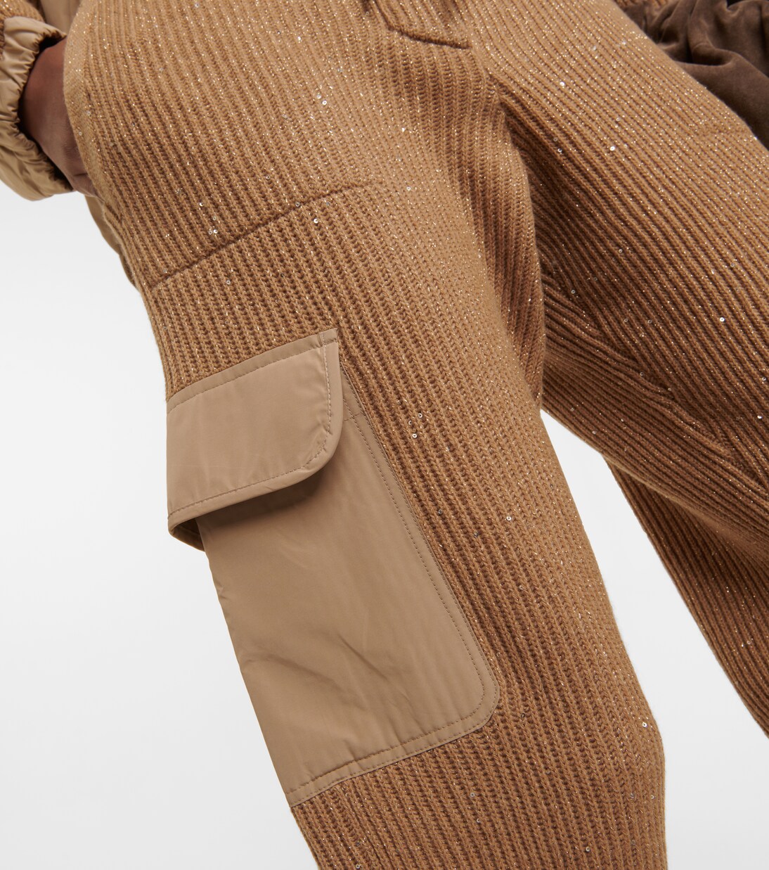 Pantalon de survêtement en laine et cachemire mélangés | Brunello Cucinelli