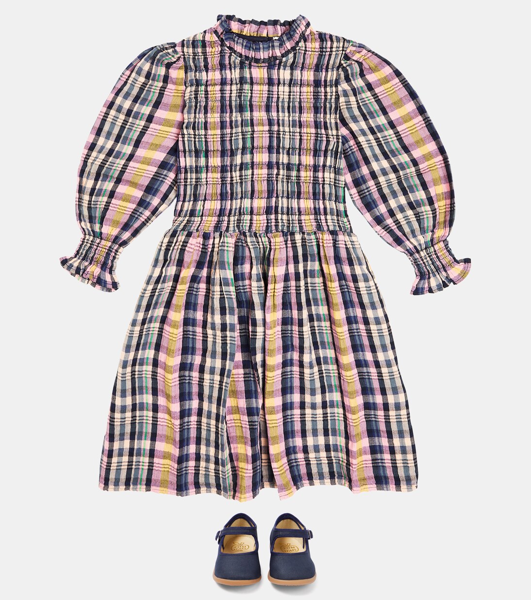 Ricarda checked cotton dress | The New Society