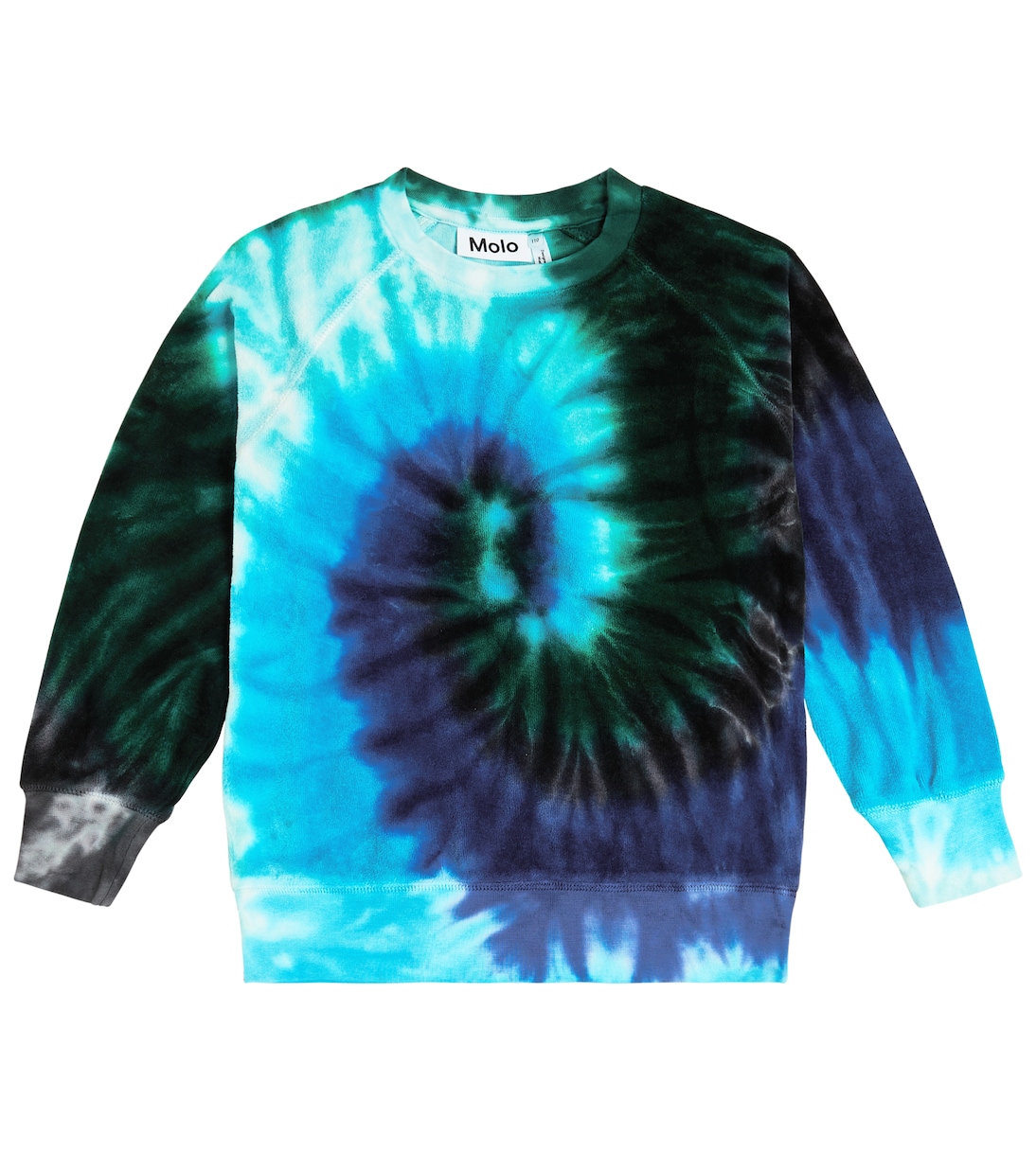 Sweat-shirt Mike tie & dye en coton | Molo