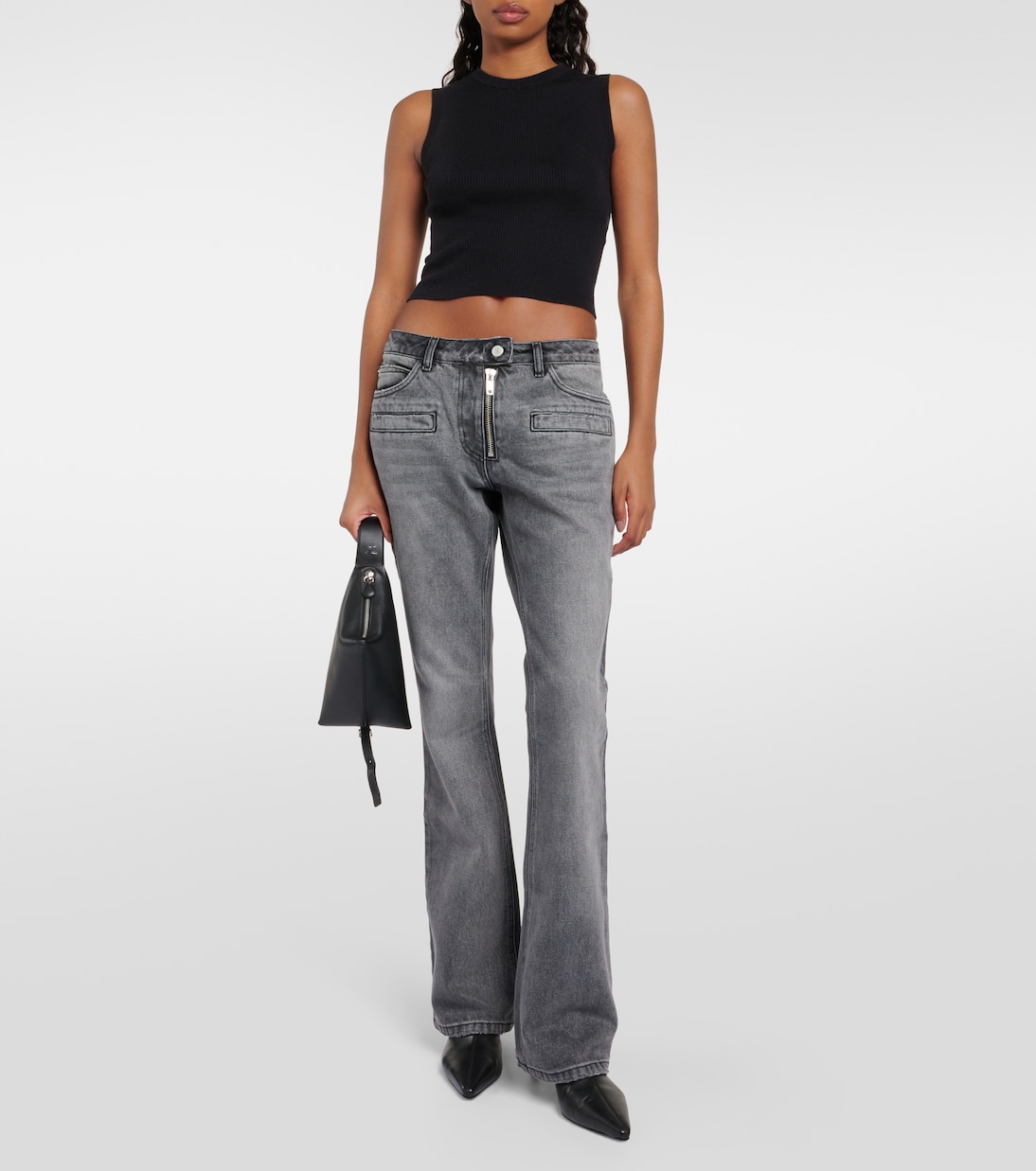 Low-Rise Straight Jeans | Courrèges
