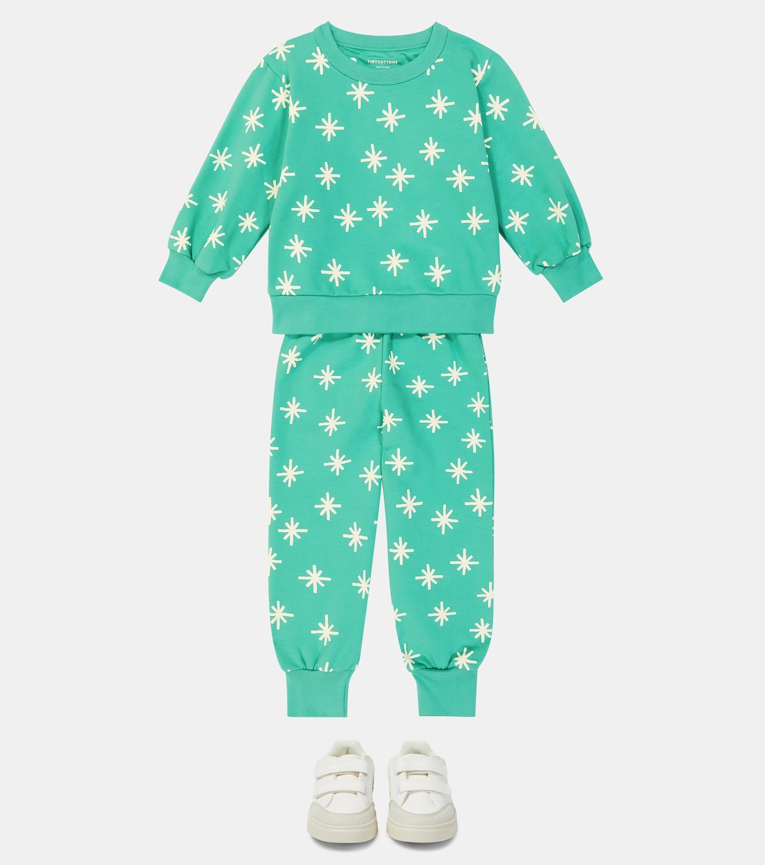 Snow cotton-blend sweatpants  | Tinycottons