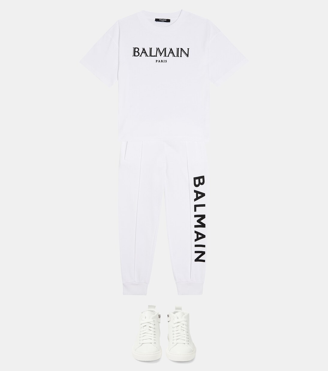Logo cotton sweatpants | Balmain Kids