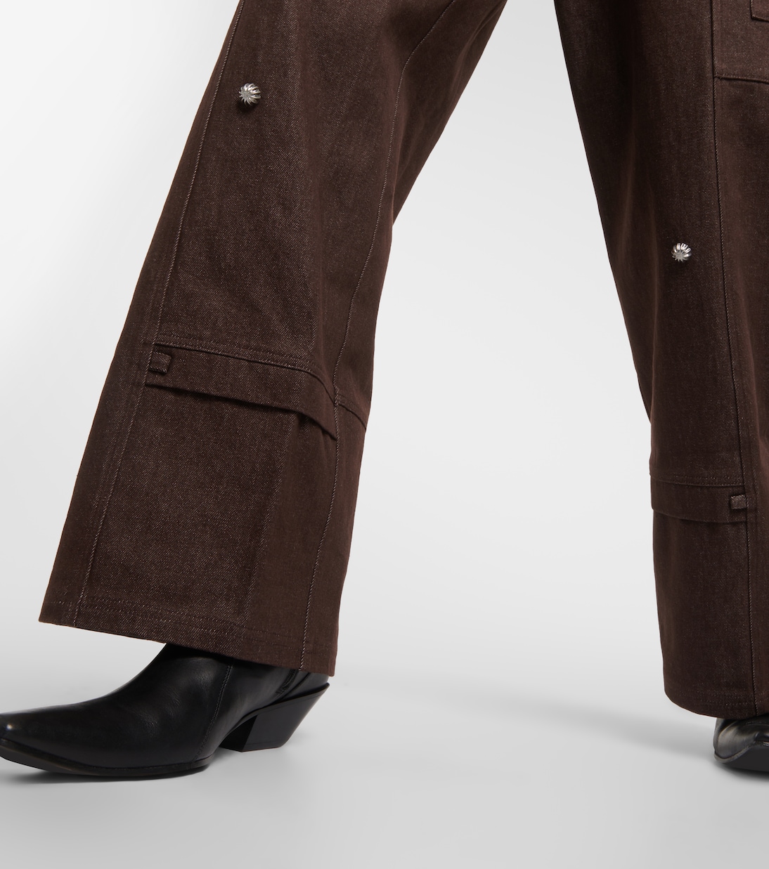 High-Rise-Cargohose aus Baumwolle | Didu