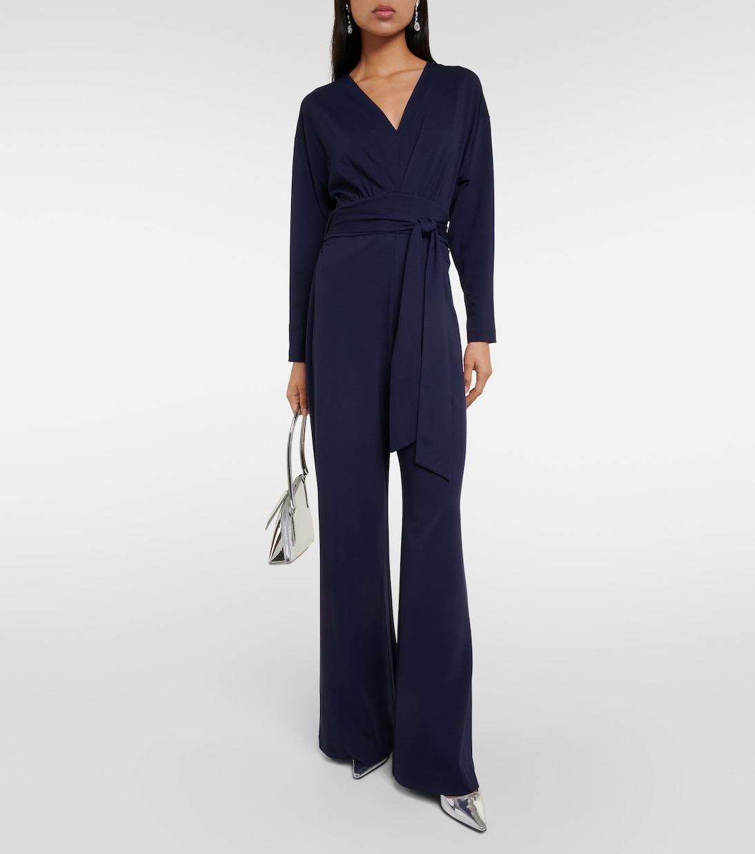 Marilou belted jersey jumpsuit | Diane von Furstenberg