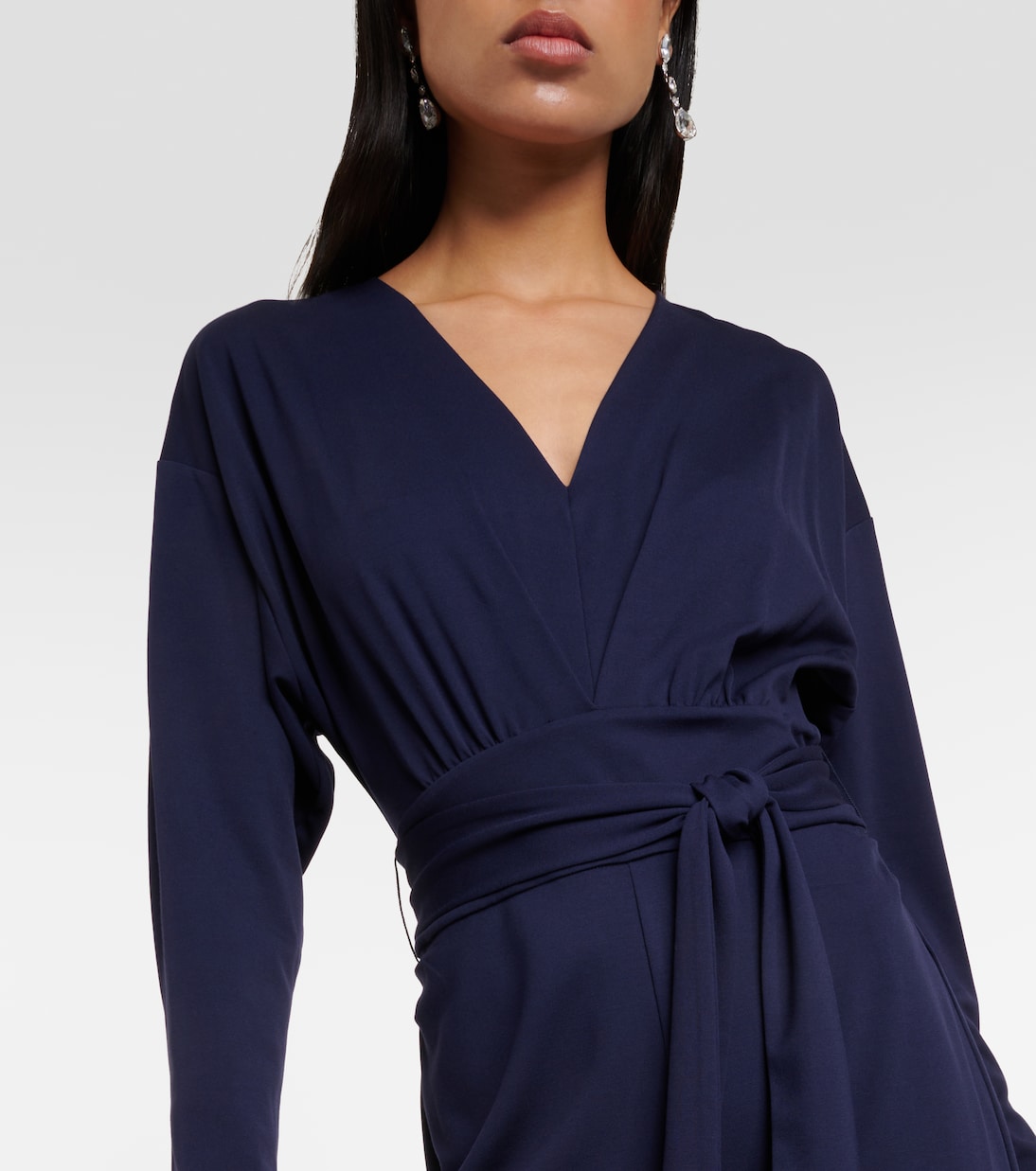 Marilou belted jersey jumpsuit | Diane von Furstenberg