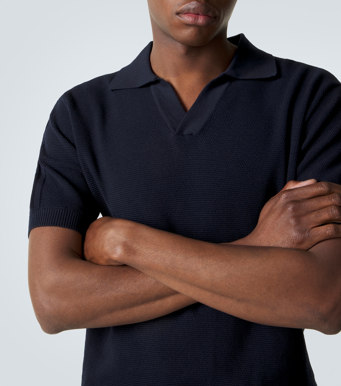 Rino cotton and silk polo shirt | Frescobol Carioca