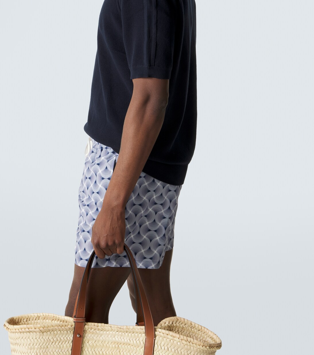 Rino cotton and silk polo shirt | Frescobol Carioca
