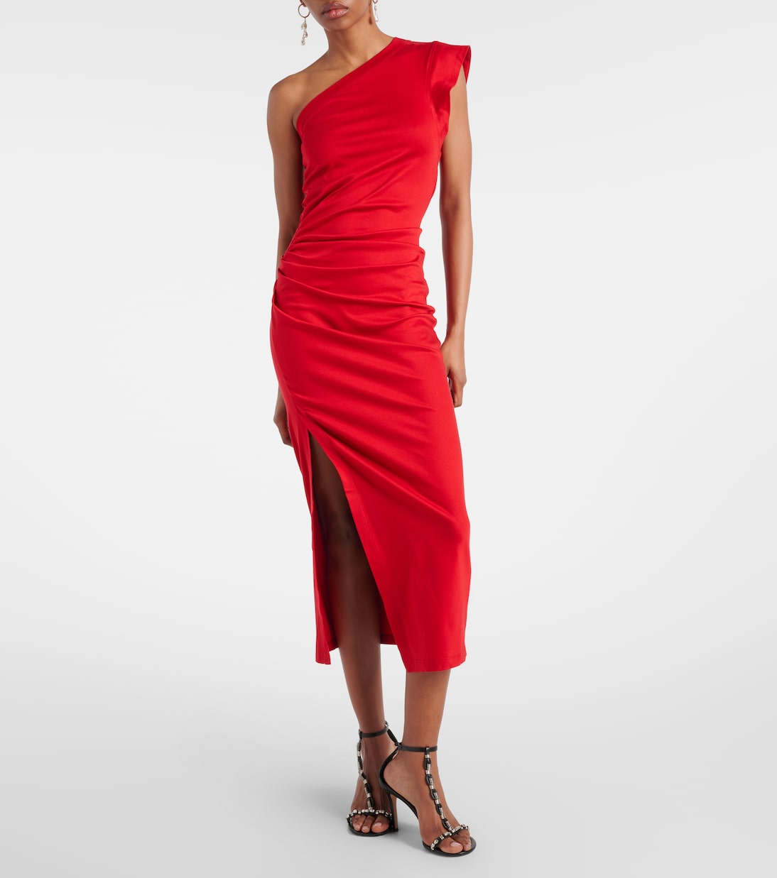 Maude gathered cotton jersey midi dress | Isabel Marant