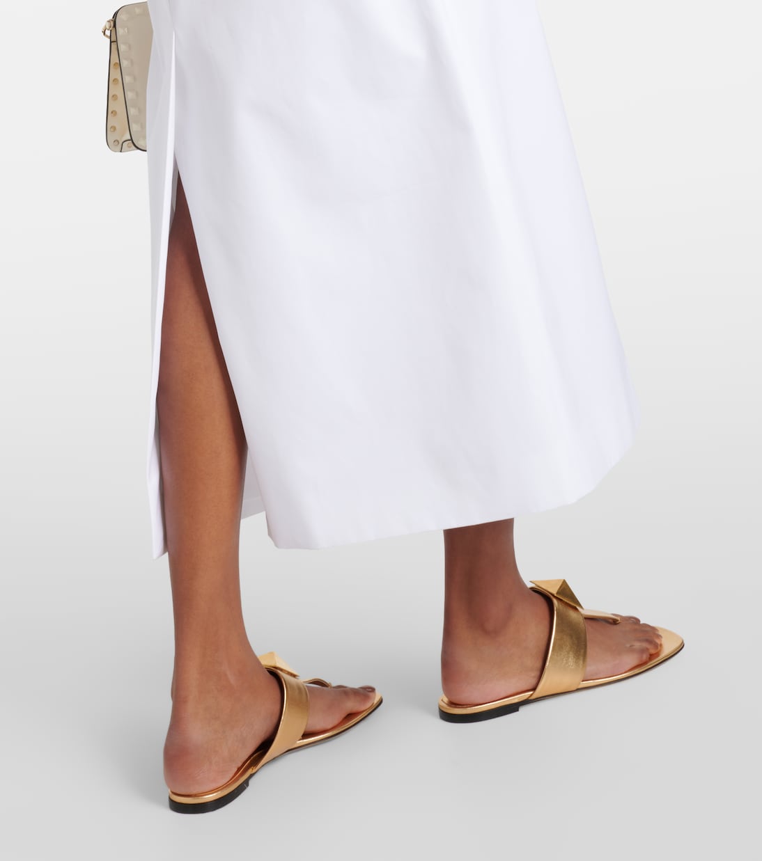 Maxirock aus Baumwollpopeline | Valentino