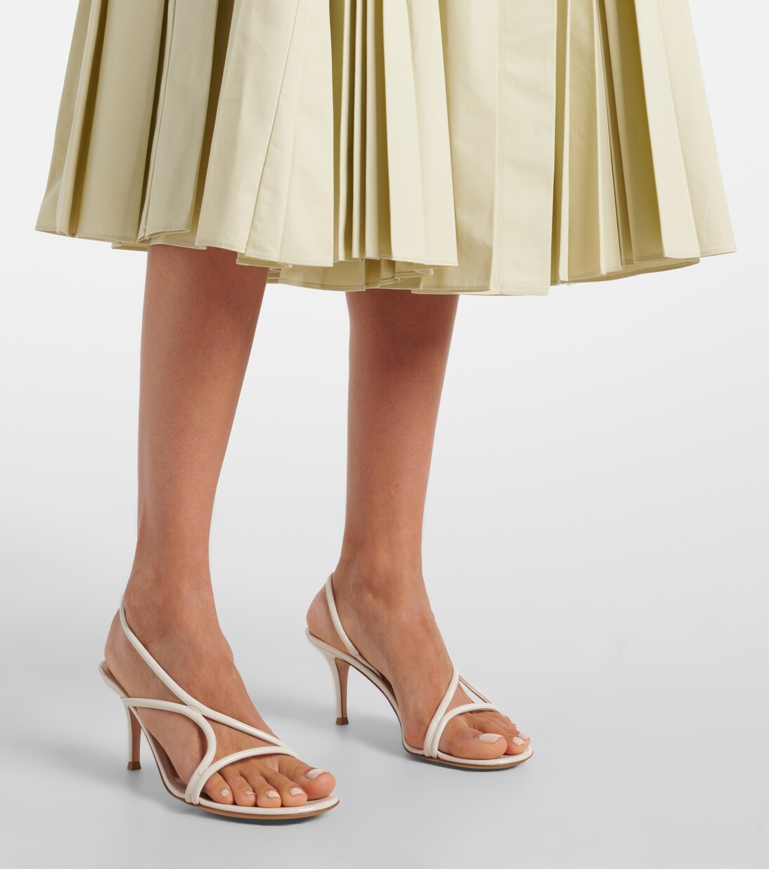 70 patent leather sandals | Gianvito Rossi