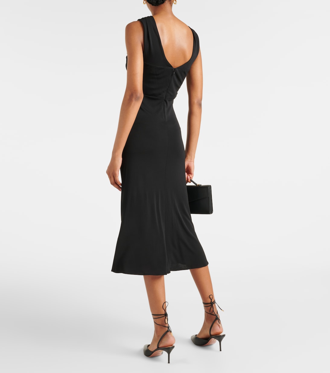 Neely halterneck jersey midi dress | Diane von Furstenberg
