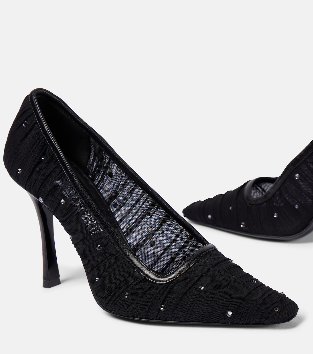 Lotta 100 embellished mesh pumps | Jimmy Choo