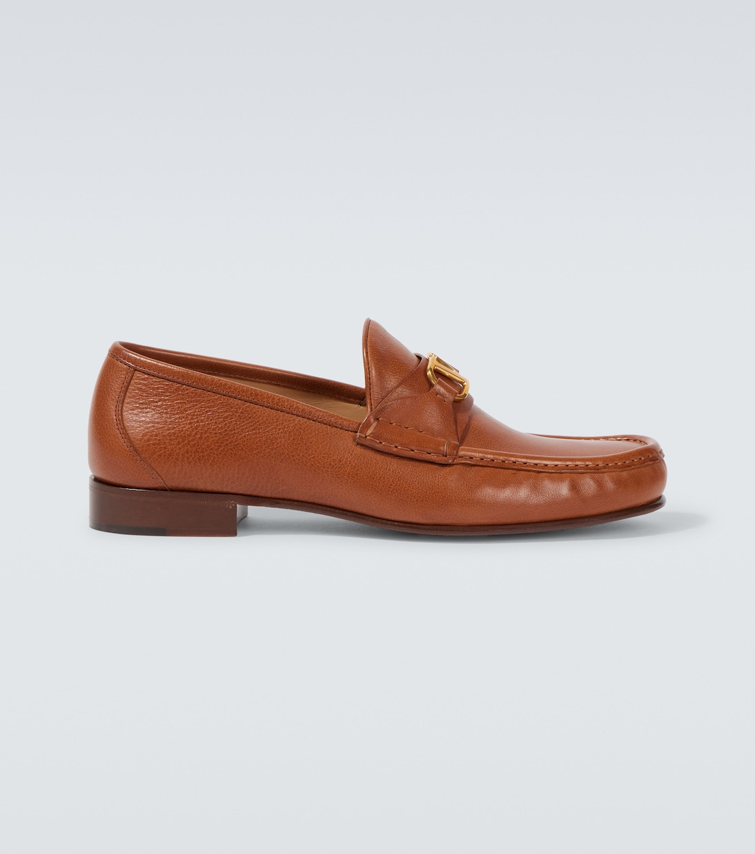 VLogo leather loafers | Valentino Garavani