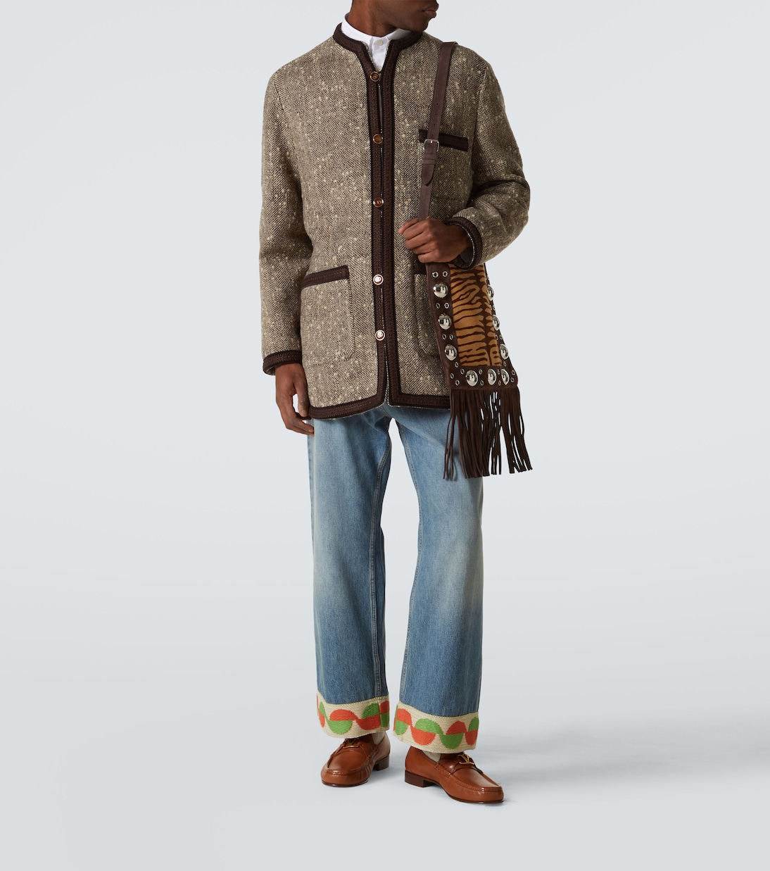 VLogo leather loafers | Valentino Garavani