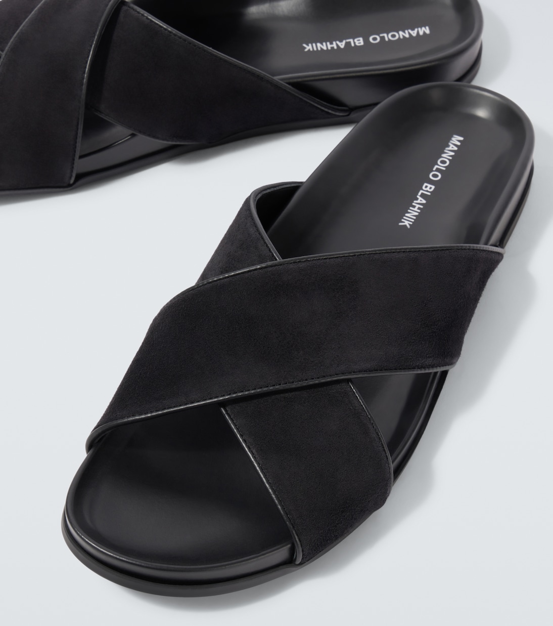 Chiltern suede slides | Manolo Blahnik