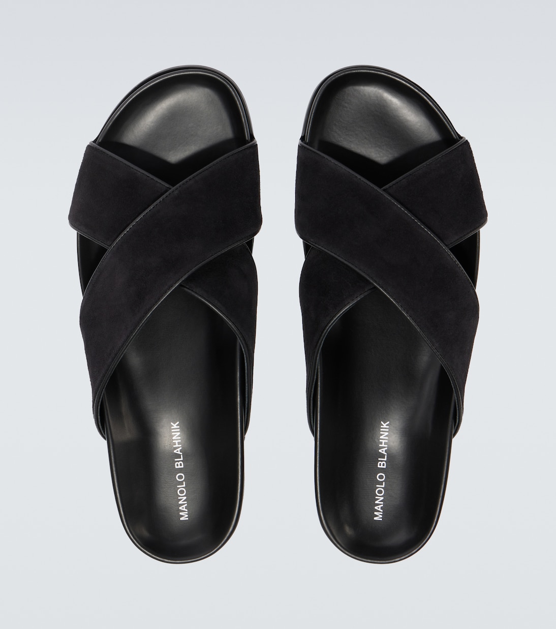 Chiltern suede slides | Manolo Blahnik