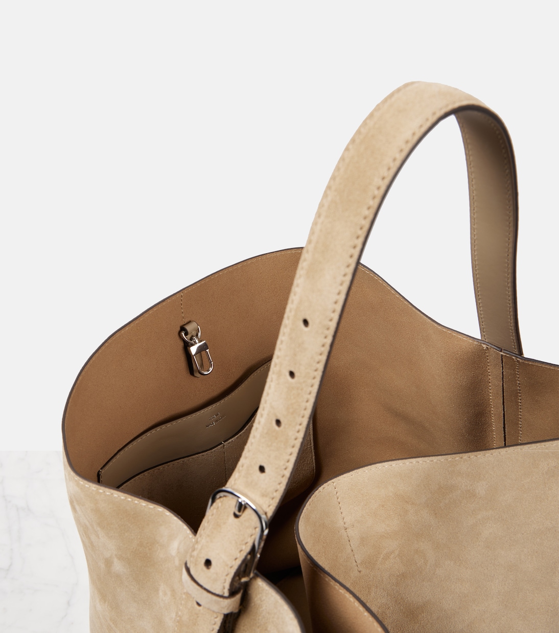 绒面革托特包 | Toteme