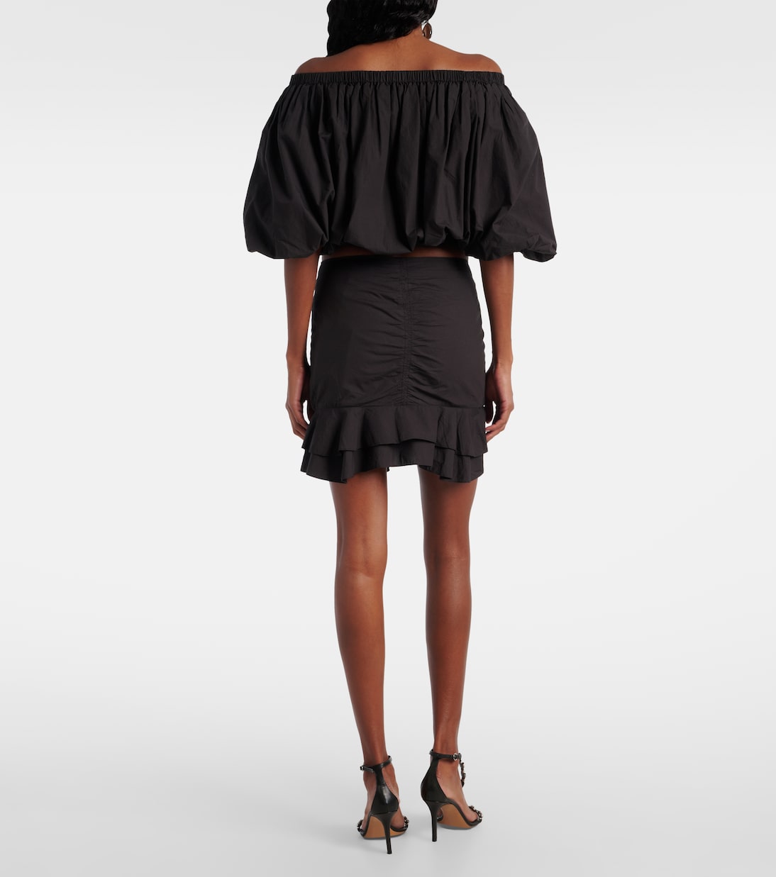 Minifalda Breenea de algodón con volantes | Marant Etoile