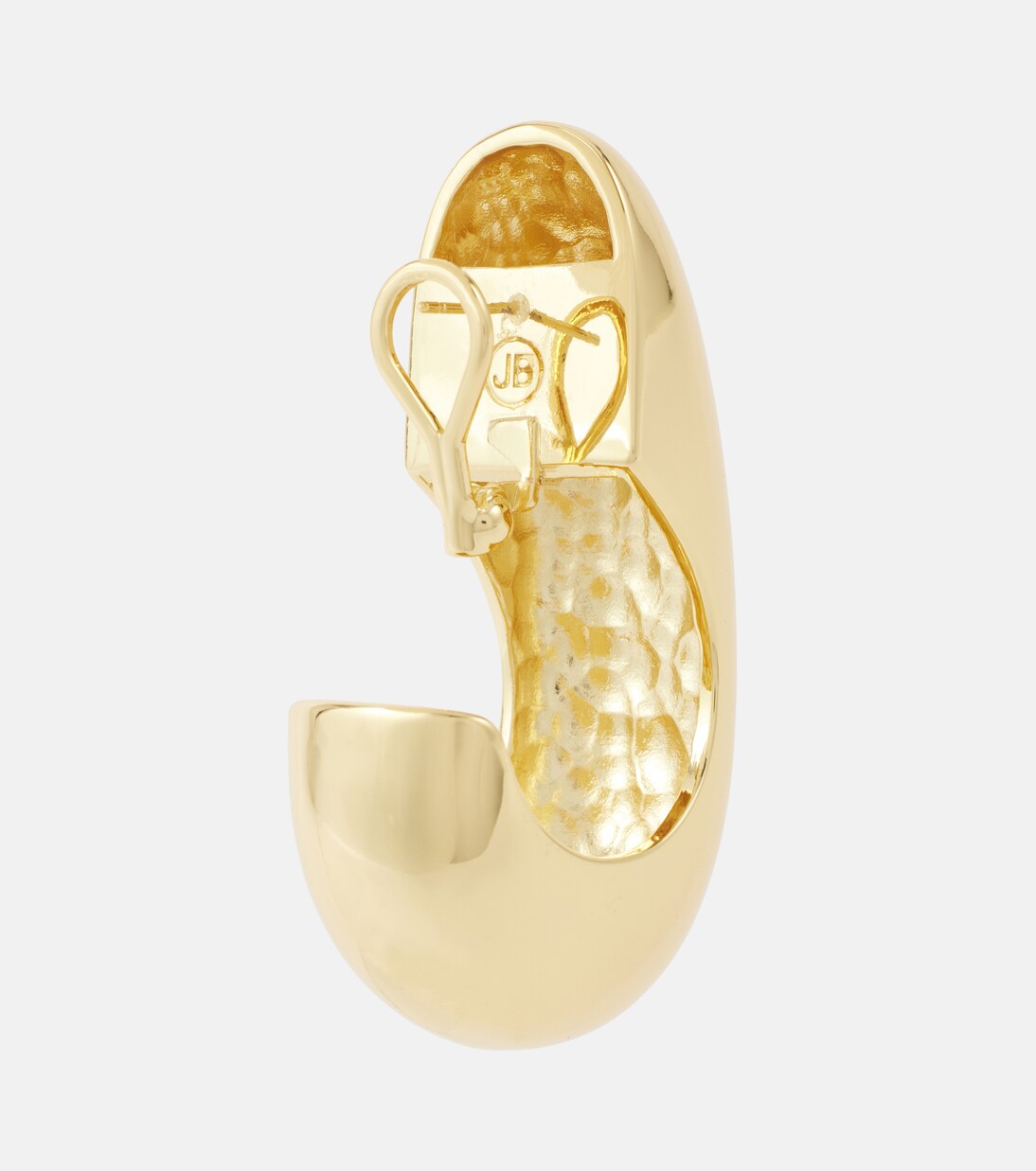 Pendientes de aro Nimah chapados en oro de 18 ct | Jennifer Behr