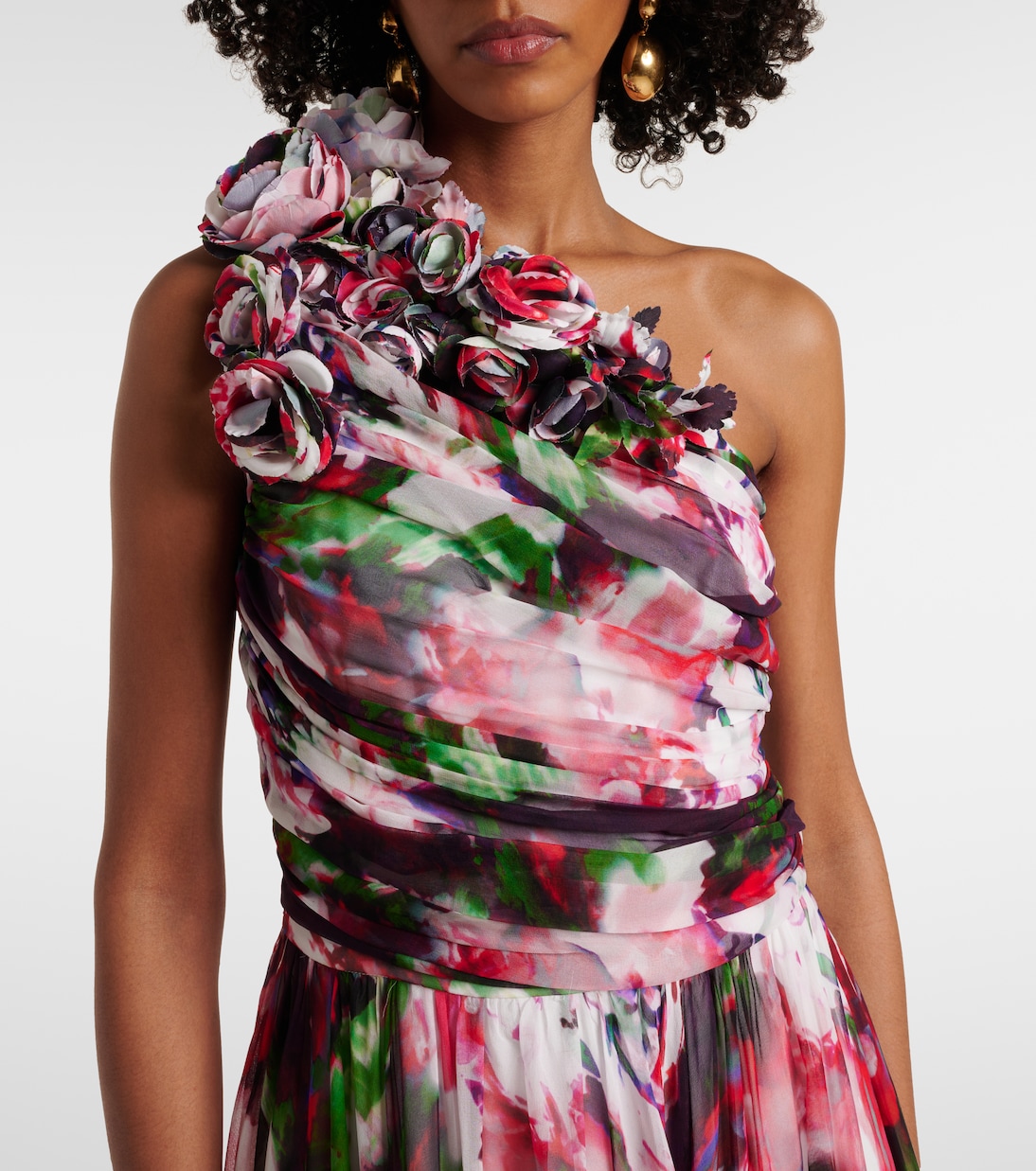 Robe Jera aus Seiden-Georgette | Costarellos