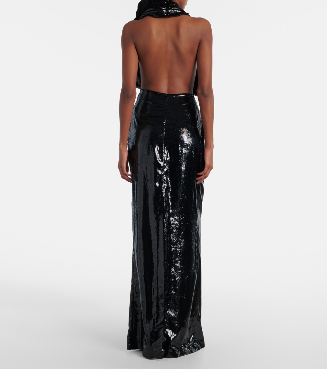 Robe longue en velours | Stella McCartney