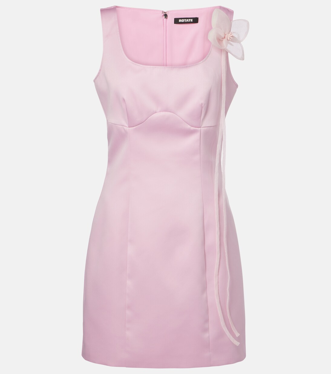 Robe en satin à fleurs | Rotate