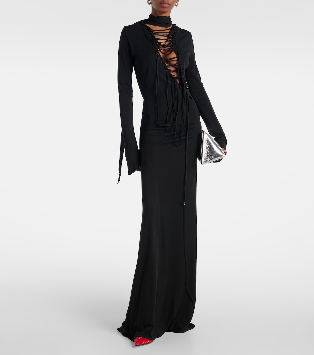 Maxikleid aus Crêpe | The Attico