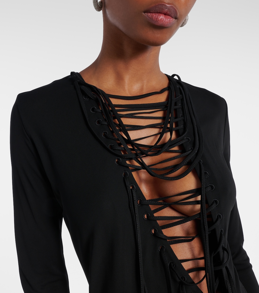 Maxikleid aus Crêpe | The Attico