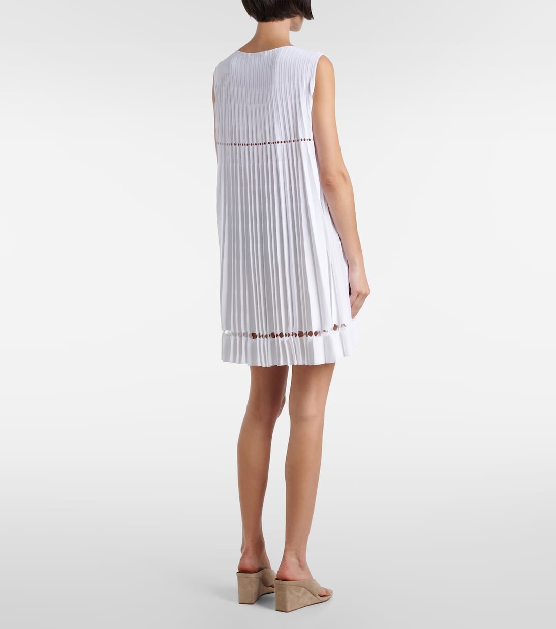 Minikleid aus Pointelle-Strick | Alaïa