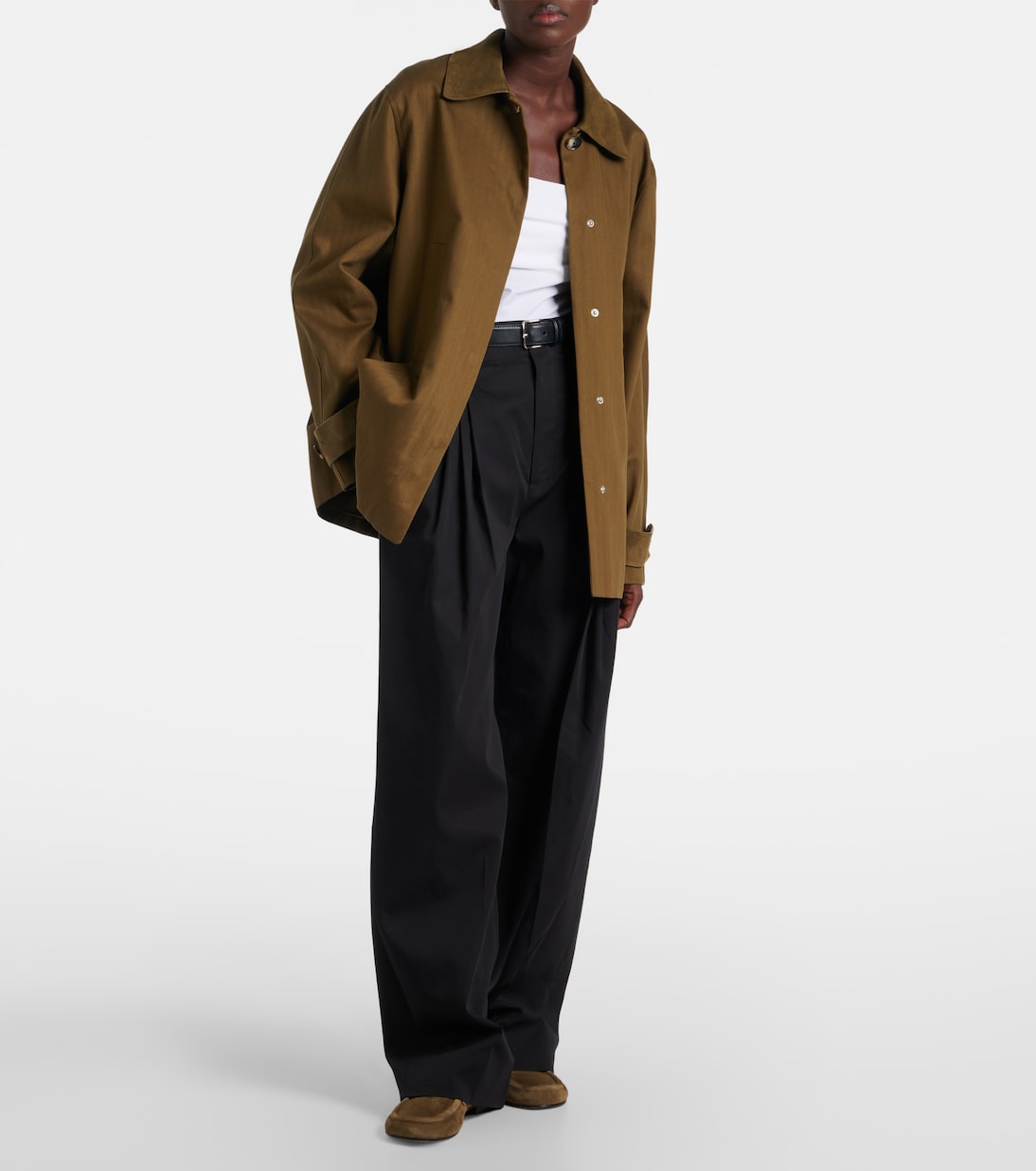 Chaqueta Angela de algodón espigado | Proenza Schouler