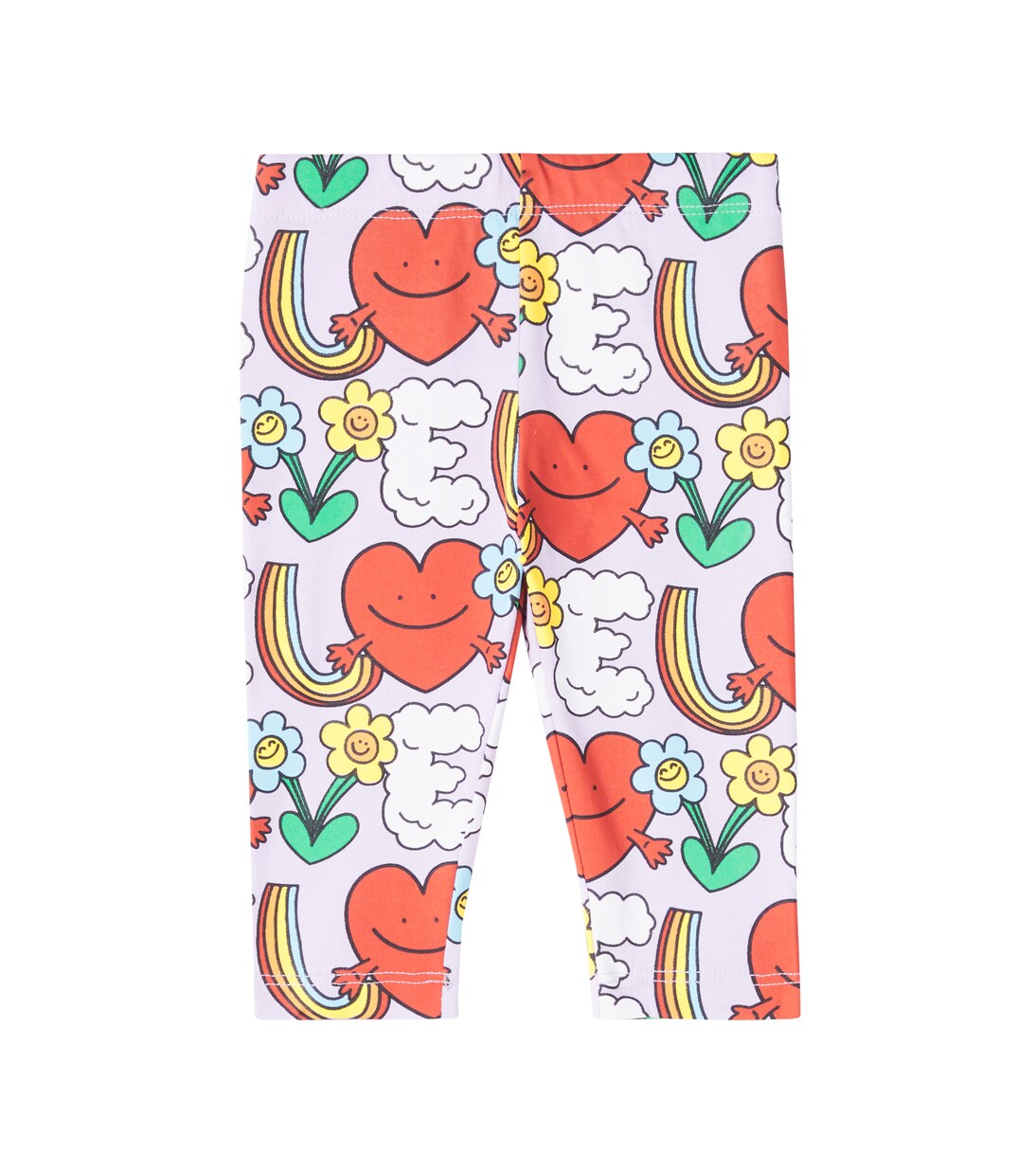Baby Rainbow Love cotton leggings | Stella McCartney Kids