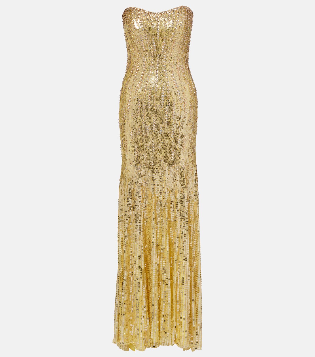 Robe longue bustier Sarai à sequins | Jenny Packham