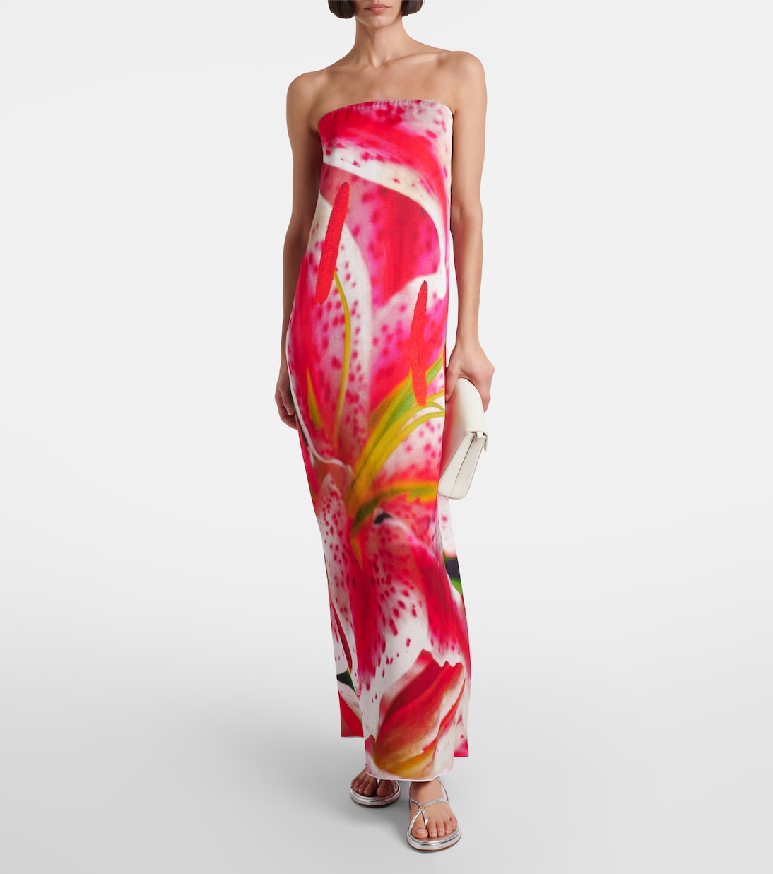 Capri metallic leather thong sandals | Tory Burch