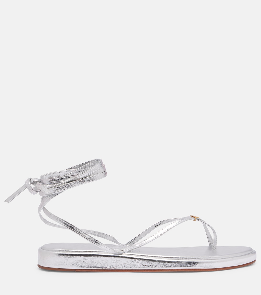 Capri metallic leather thong sandals | Tory Burch