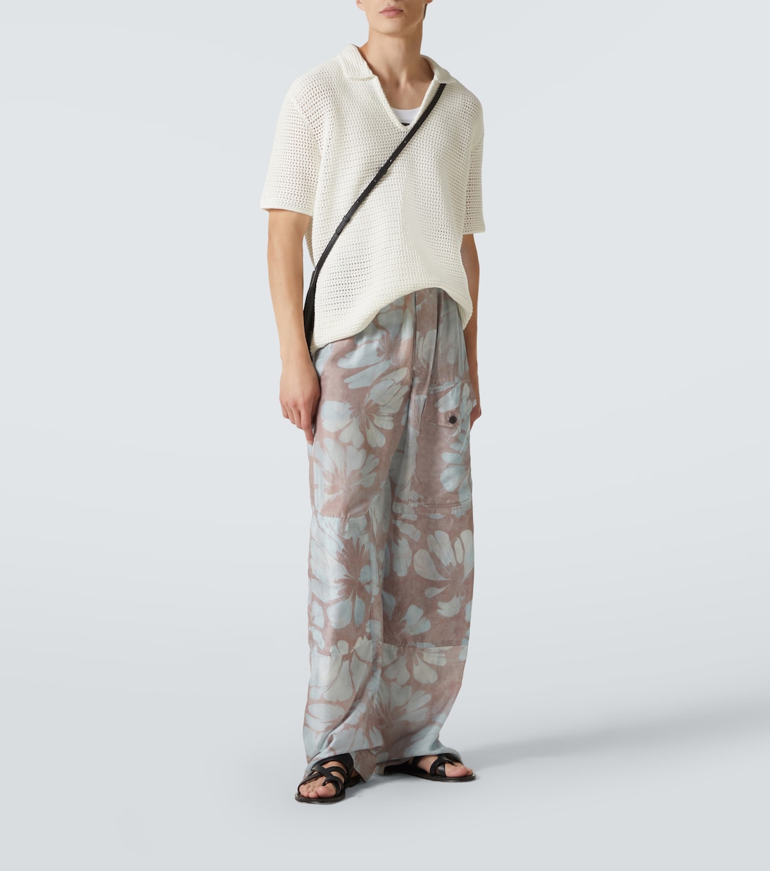 Batten crochet cotton polo shirt | Orlebar Brown