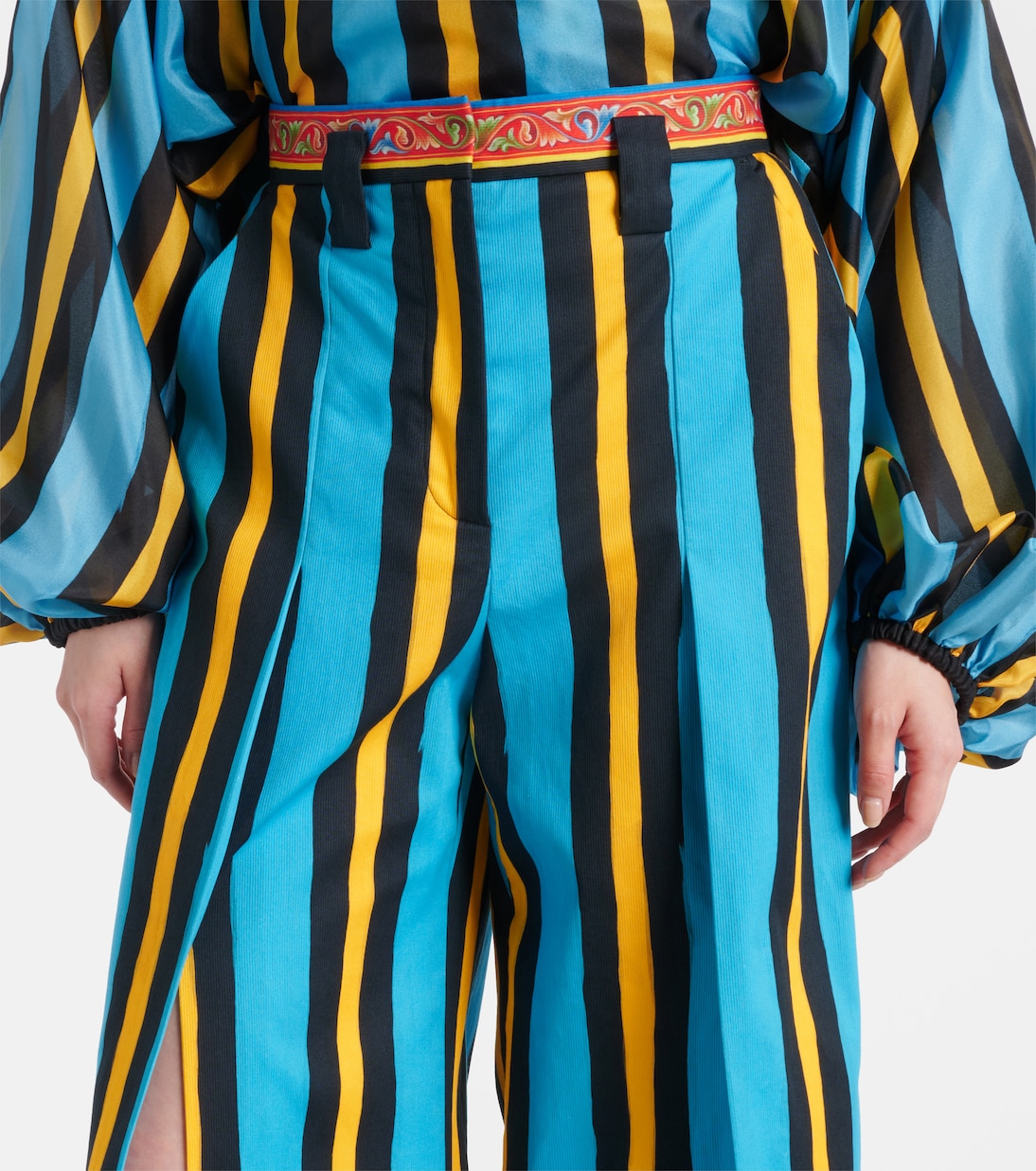 Striped wide-leg pants  | Dolce&Gabbana