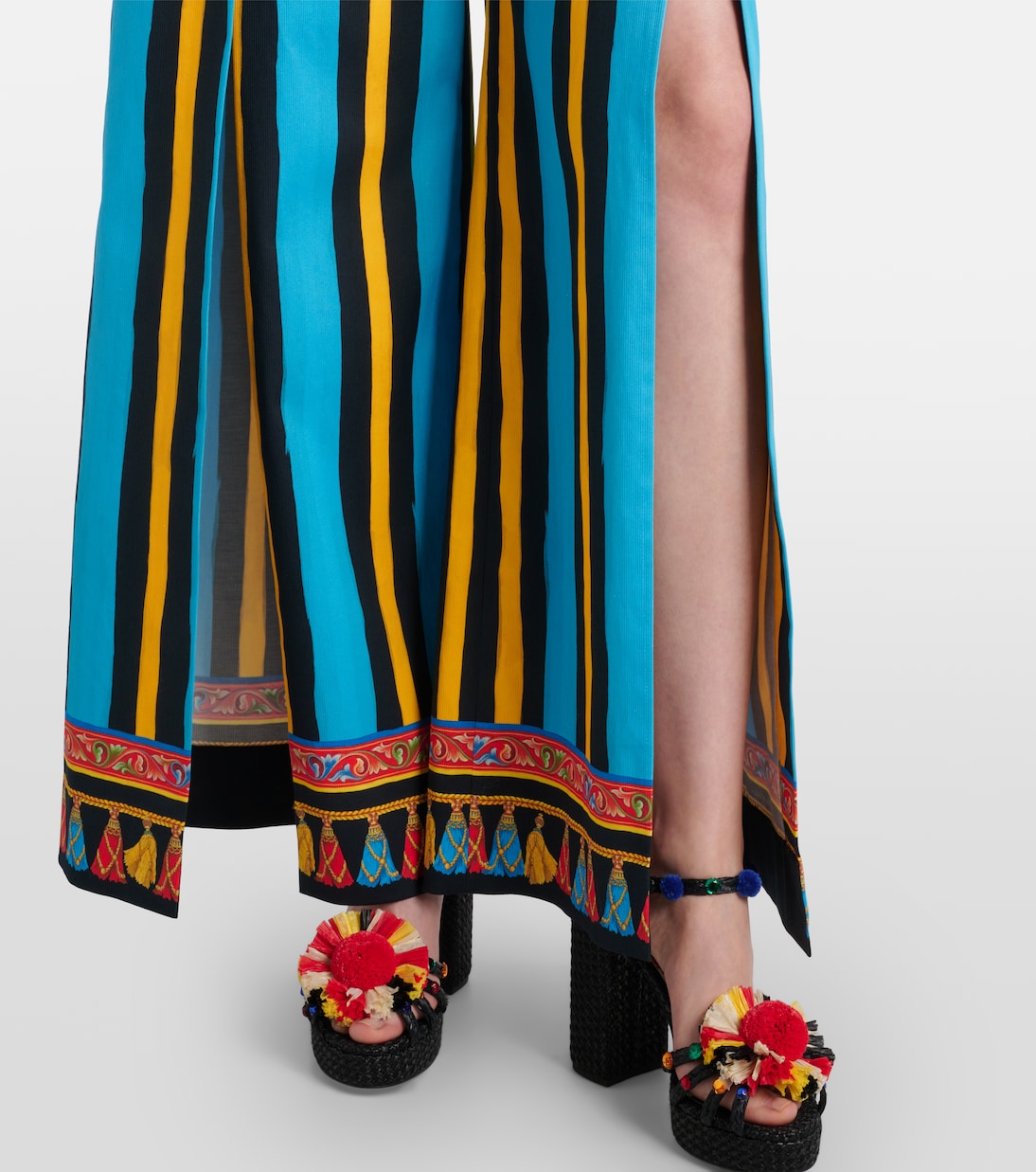 Striped wide-leg pants  | Dolce&Gabbana
