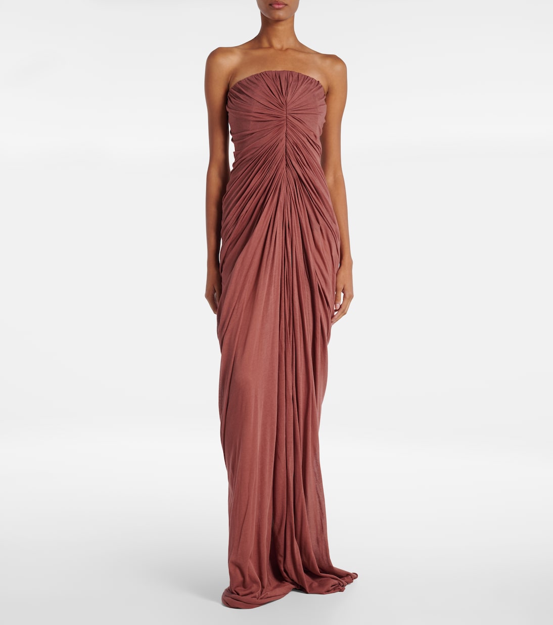 Bustier-Robe Radiance aus Baumwolle | Rick Owens