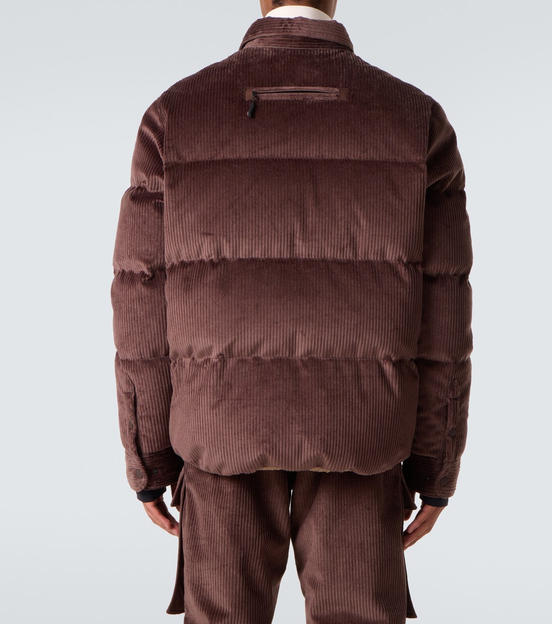 Elgon cotton corduroy down ski jacket | Moncler Grenoble