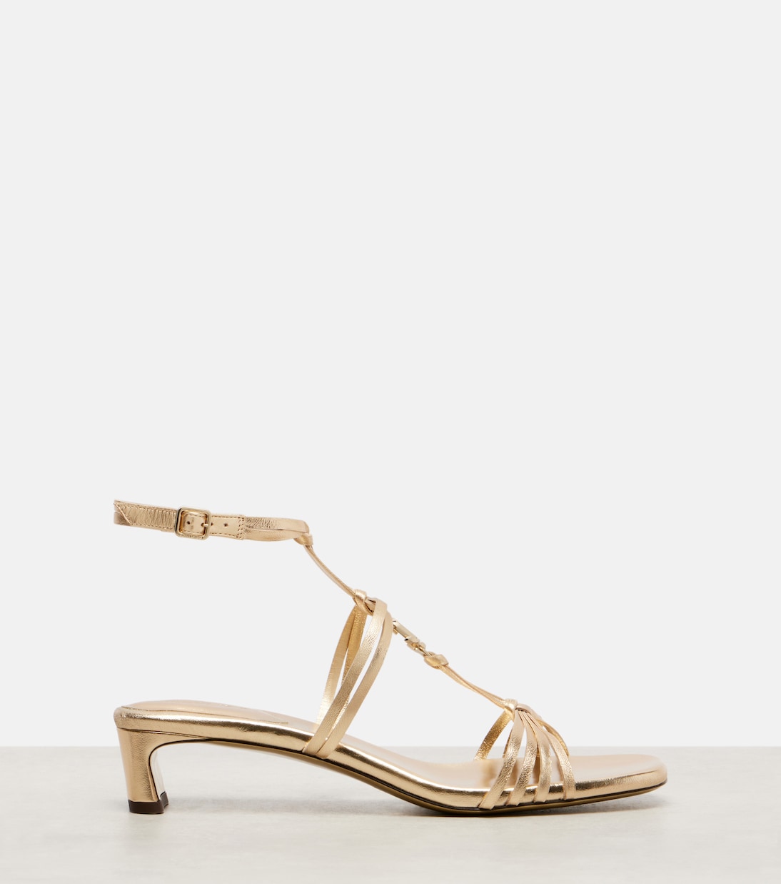 Sandalen Frann 35 aus Metallic-Leder  | Jimmy Choo