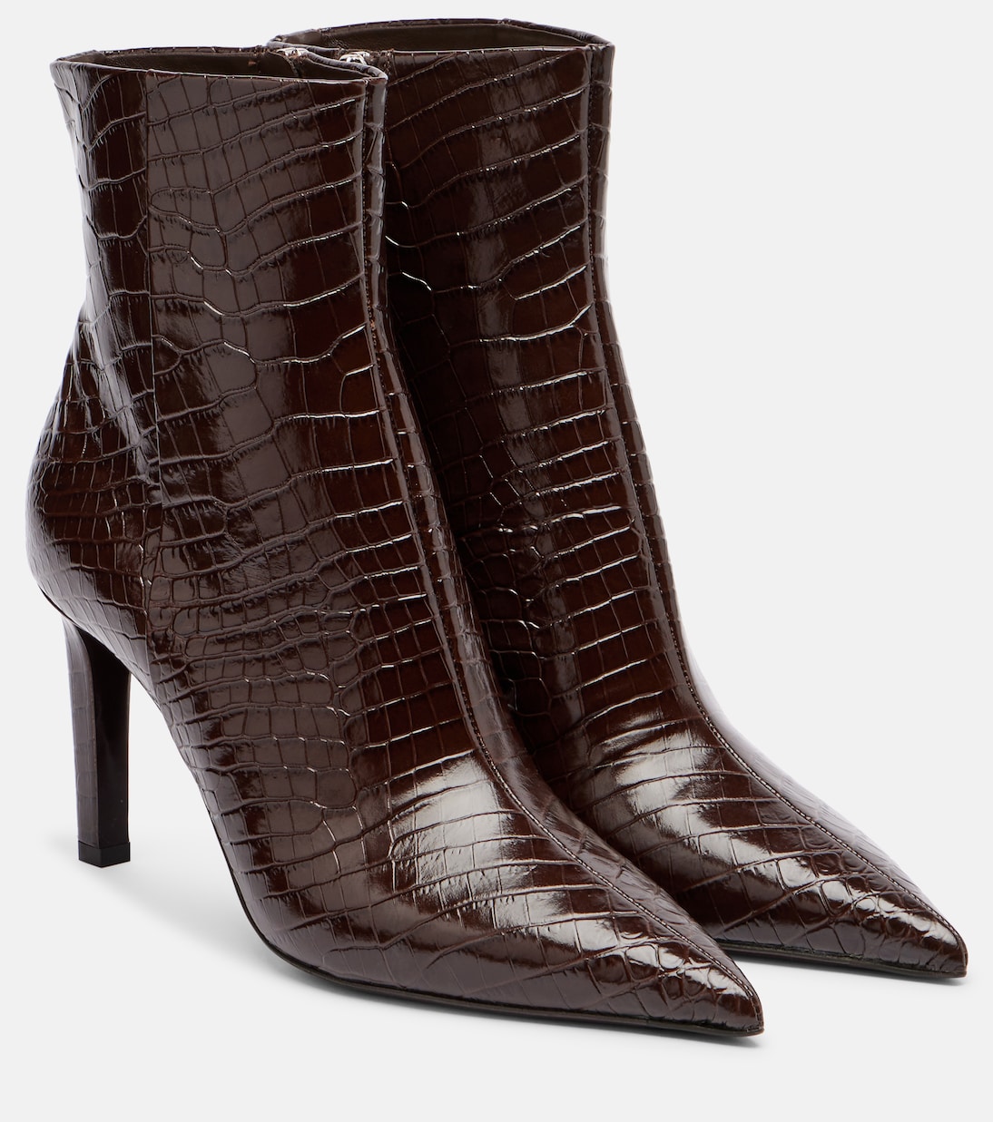 Frankie 85 leather ankle boots | Jimmy Choo