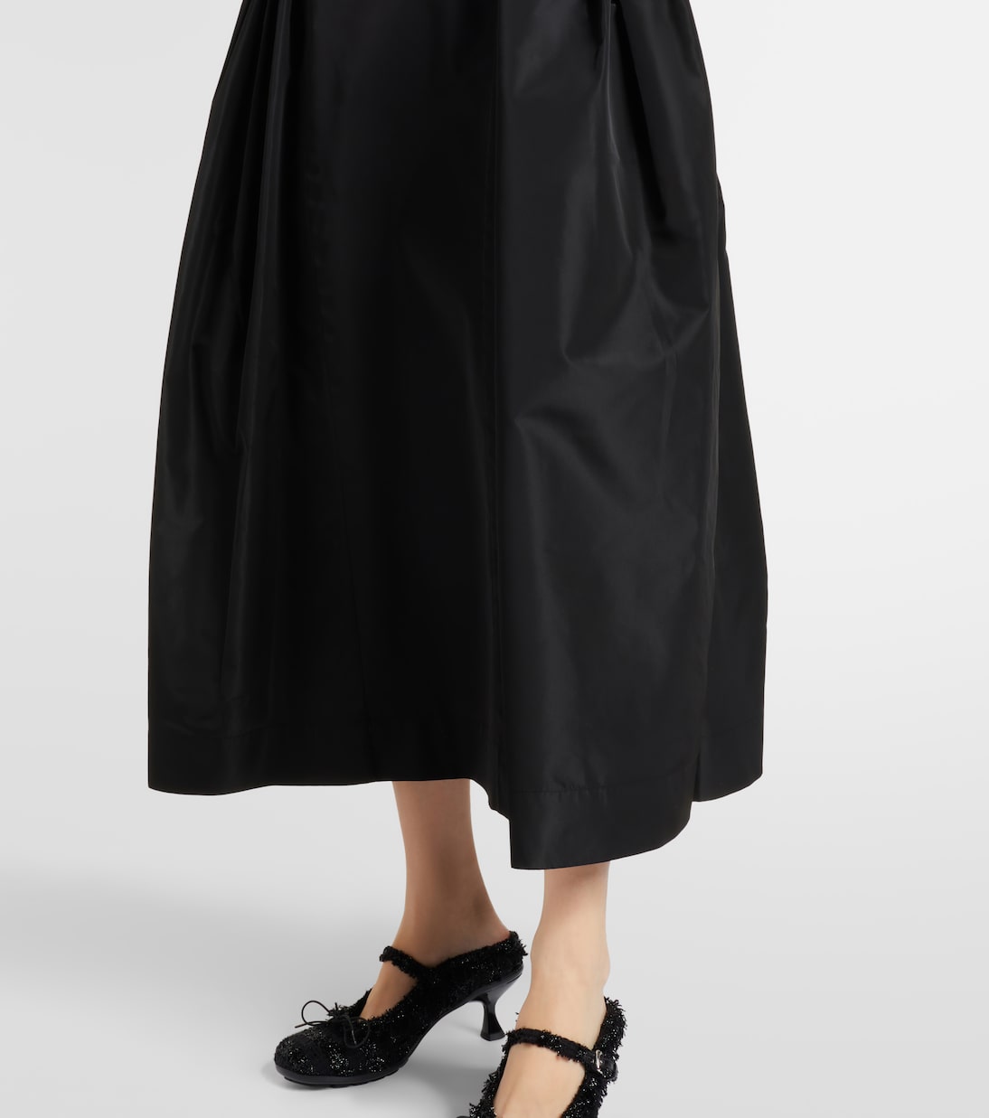 태피터 미디 스커트 | Simone Rocha