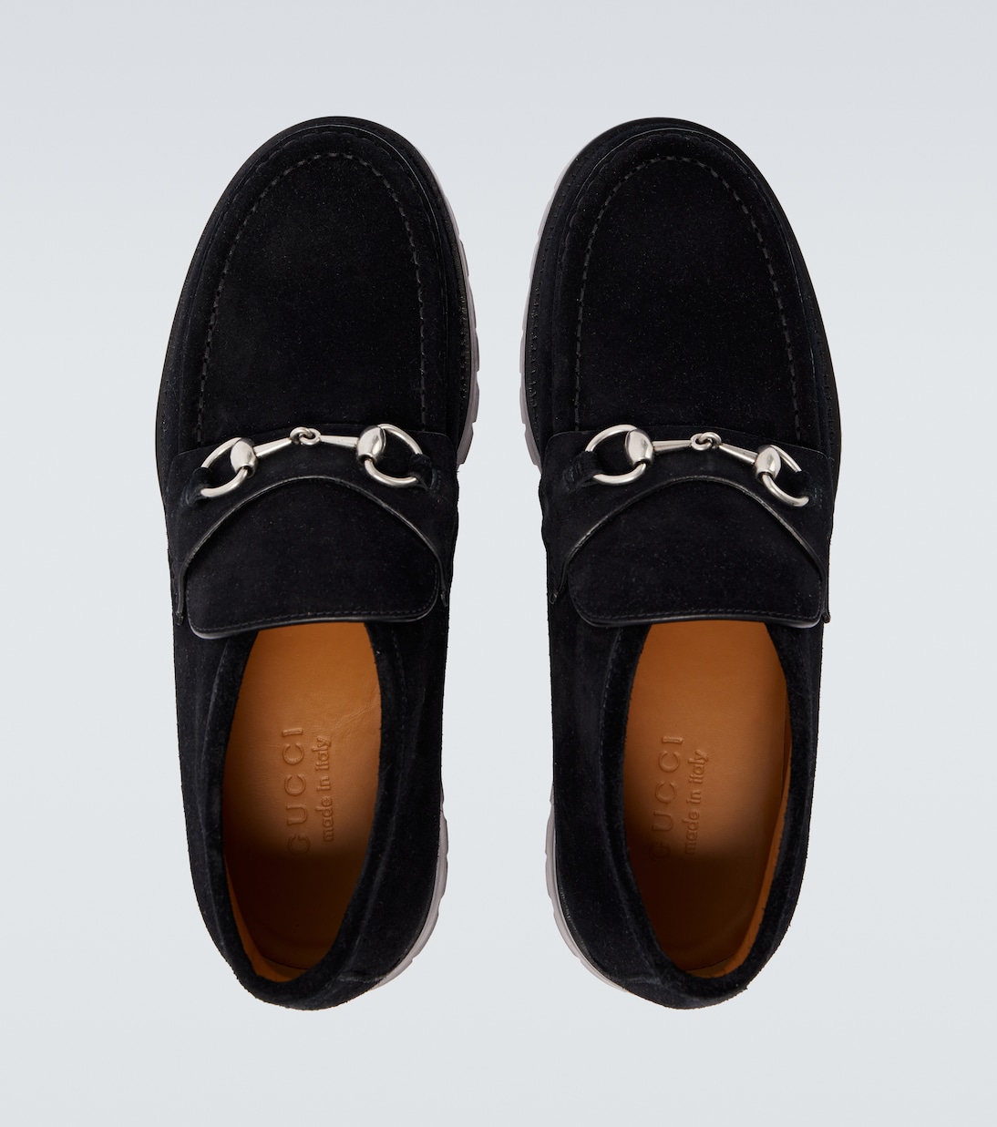 Ankle Boots Horsebit aus Veloursleder | Gucci