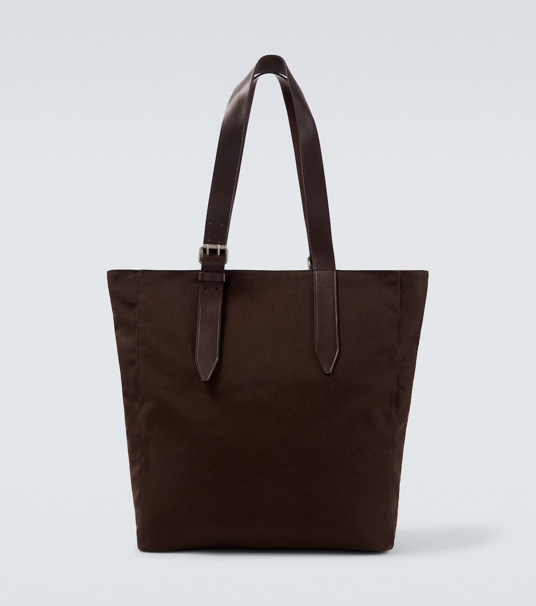Tote Bag aus Baumwoll-Canvas mit Leder | Dries Van Noten