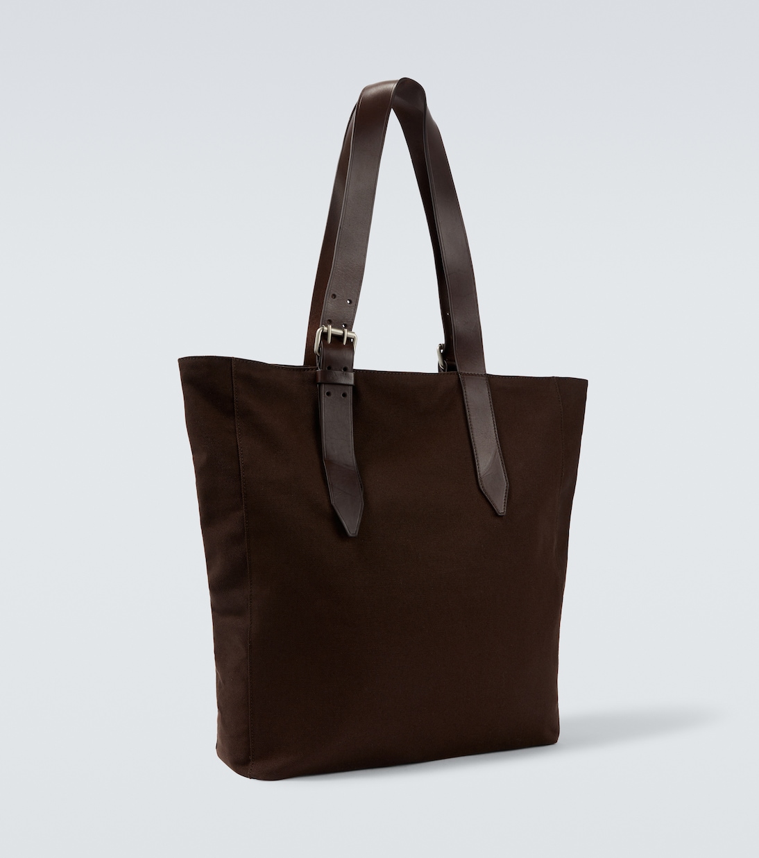 Tote Bag aus Baumwoll-Canvas mit Leder | Dries Van Noten