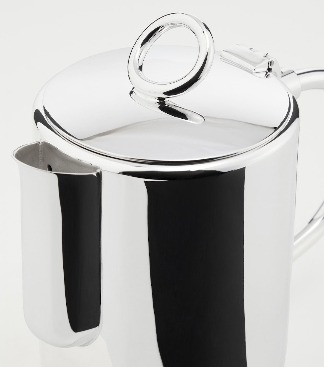 Vertigo silver-plated teapot by Andrée Putman | Christofle