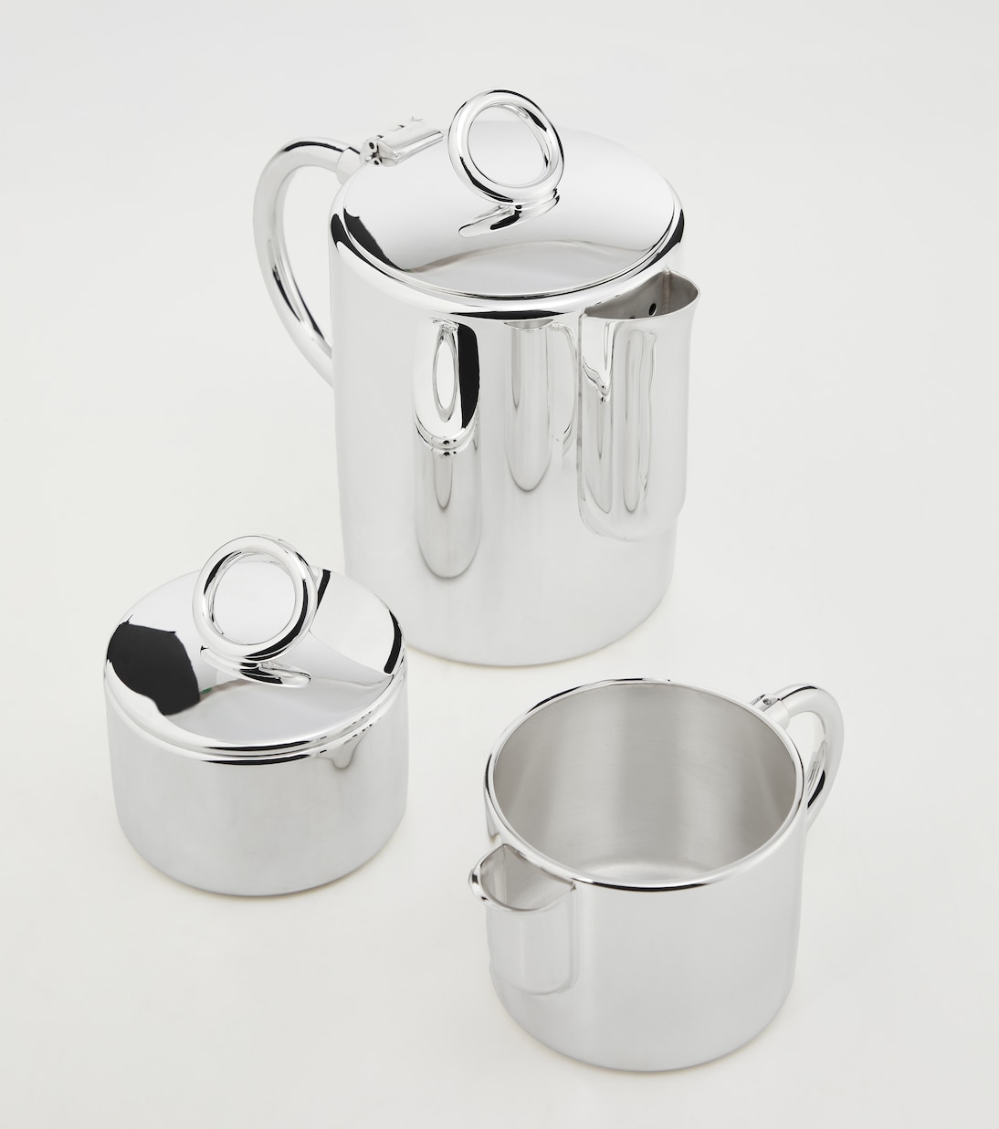 Vertigo silver-plated teapot by Andrée Putman | Christofle