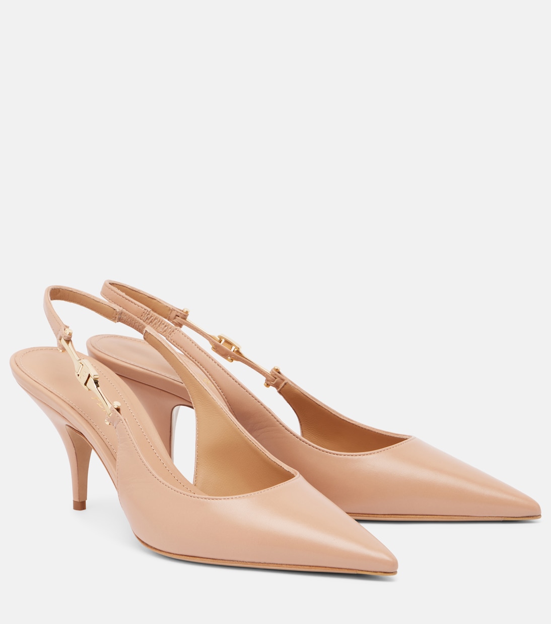 Tally 70 leather slingback pumps | Ferragamo