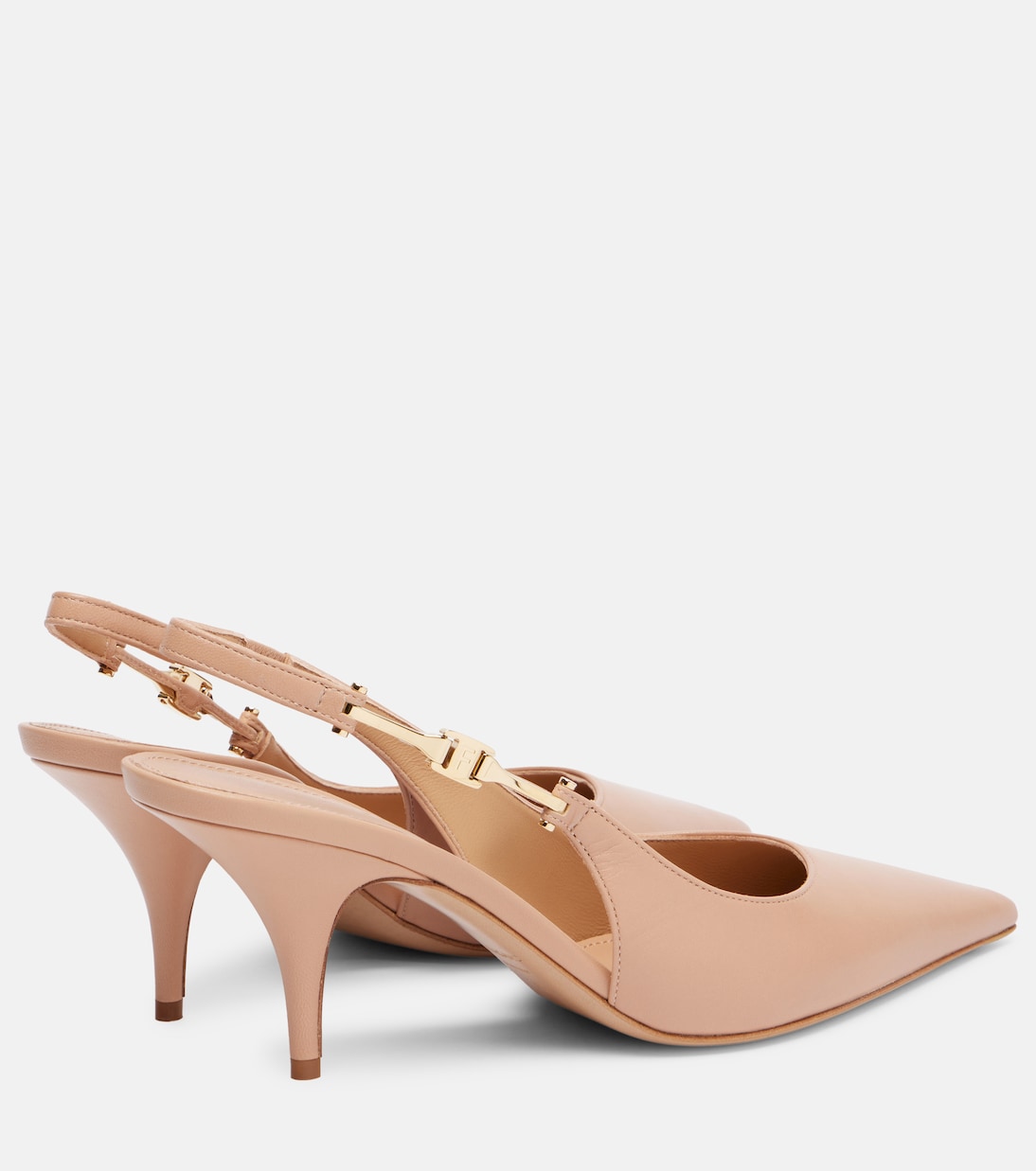 Tally 70 leather slingback pumps | Ferragamo