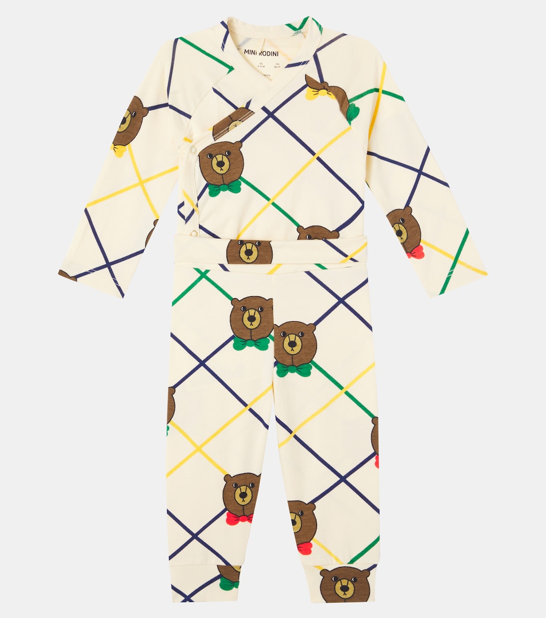 Baby bodysuit and leggings set | Mini Rodini